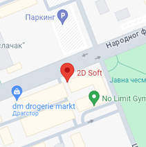 Mapa kancelarije u Novom Sadu